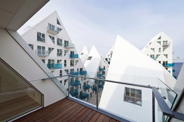 Architektur - Cooler housing complex in Denmark, which looks after this natural phenomenon
