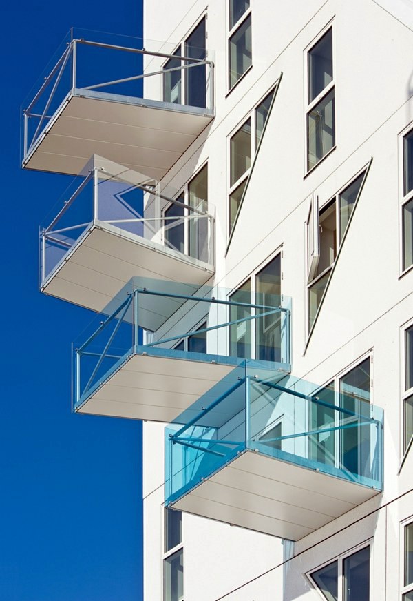 Moderne Architektur - Cooler housing complex in Denmark, which looks after this natural phenomenon