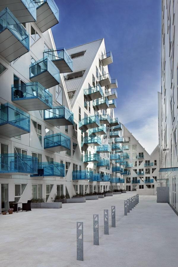 Cooler housing complex in Denmark, which looks after this natural phenomenon