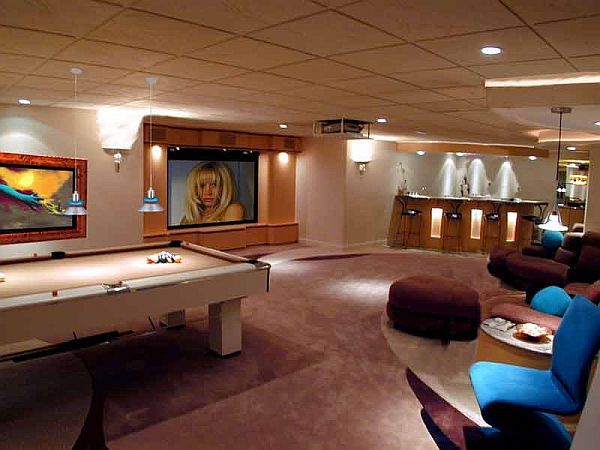 Great entertainment room ideas - you spend your leisure time in style!