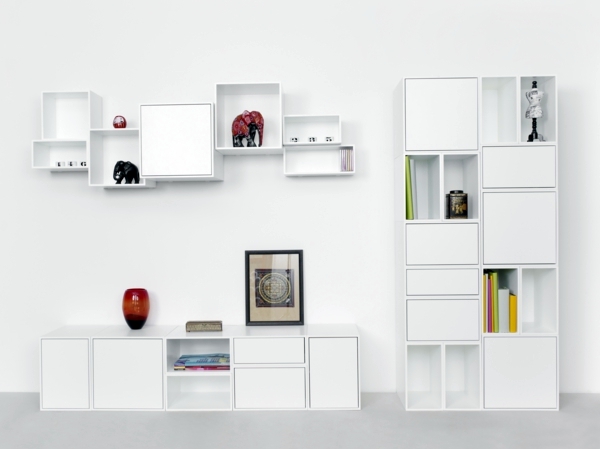 Cubit - The modular shelving system with the clever plug-in system