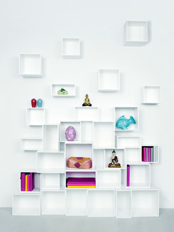 Cubit - The modular shelving system with the clever plug-in system