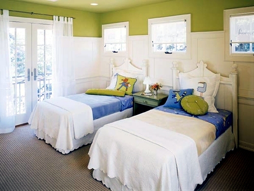 Gorgeous nursery design for two or more children