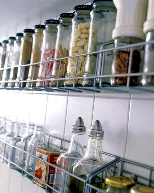25 practical kitchen rails Ideas Organizing in the Kitchen Avso
