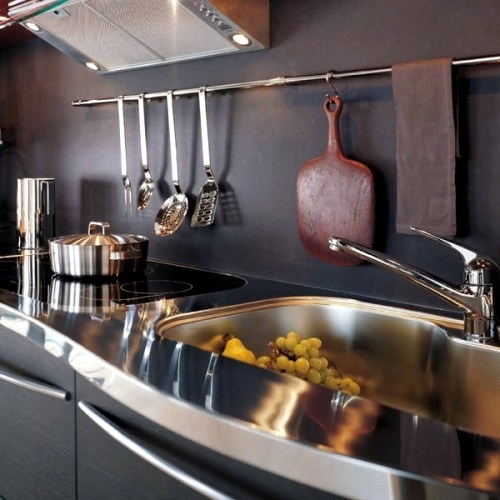 25 practical kitchen rails Ideas - Organizing in the Kitchen 25 practical kitchen rails Ideas - Organizing in the Kitchen