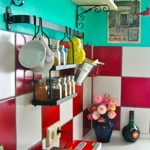 25 practical kitchen rails Ideas - Organizing in the Kitchen 25 practical kitchen rails Ideas - Organizing in the Kitchen