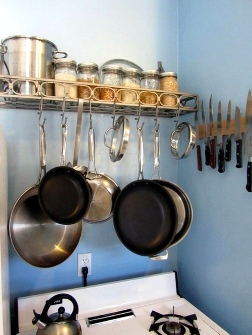 25 practical kitchen rails Ideas - Organizing in the Kitchen