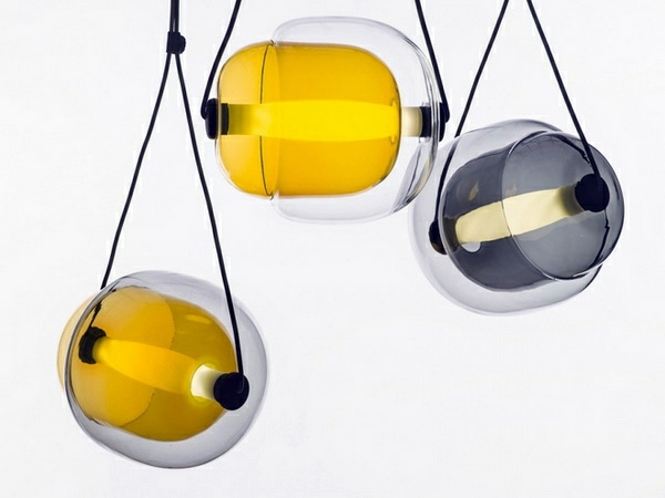 Capsula hanging lamps of Lucie Koldova