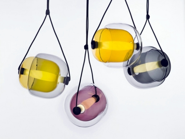 Capsula hanging lamps of Lucie Koldova