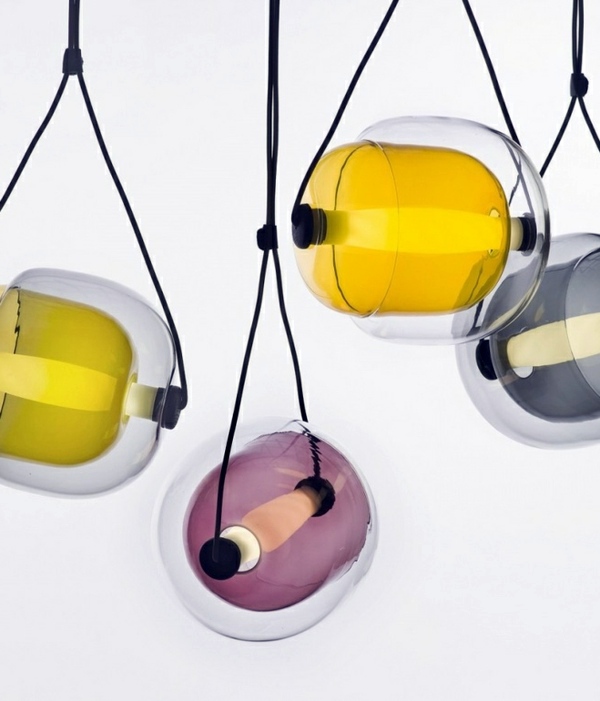 Capsula hanging lamps of Lucie Koldova Capsula hanging lamps of Lucie Koldova
