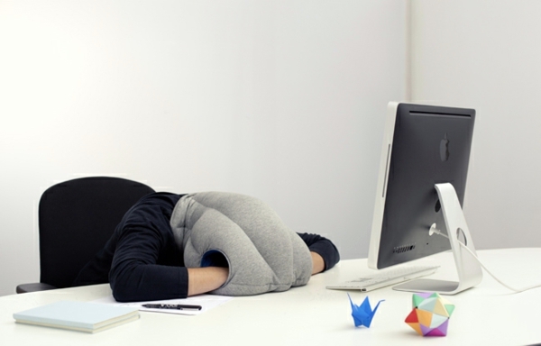 Ostrich Pillow Travel Pillow for napping on the go or in the office Ostrich Pillow Travel Pillow for napping on the go or in the office