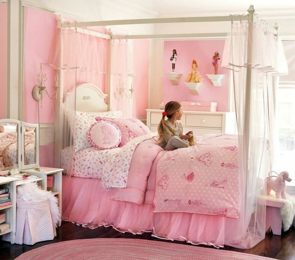 Kinderzimmer - Pink children's room design - radiate peace and gentleness