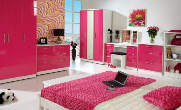 Pink children's room design - radiate peace and gentleness