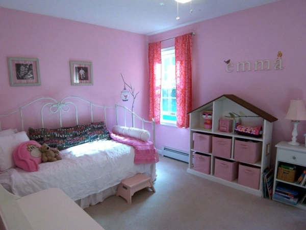 Pink children's room design - radiate peace and gentleness