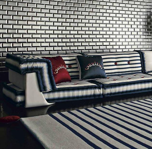 Nautical Living Room Design by Roche Bobois Nautical Living Room Design by Roche Bobois