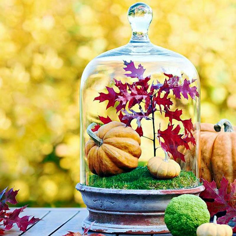 Autumn decoration ideas – colorful table decoration and other craft ideas from natural materials