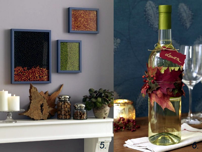 DIY Deko - Autumn decoration ideas - colorful table decoration and other craft ideas from natural materials DIY Deko - Autumn decoration ideas - colorful table decoration and other craft ideas from natural materials
