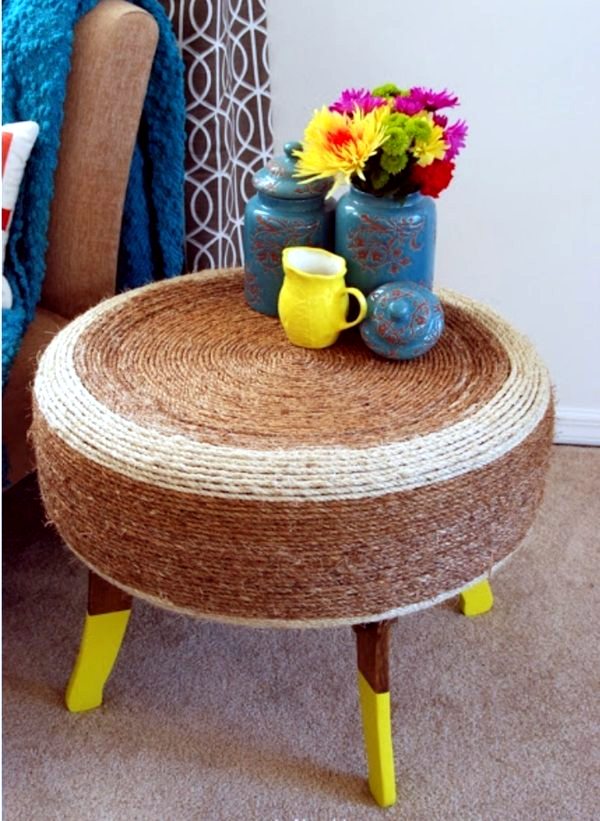 Great DIY Projects – Make interesting furniture from car tires