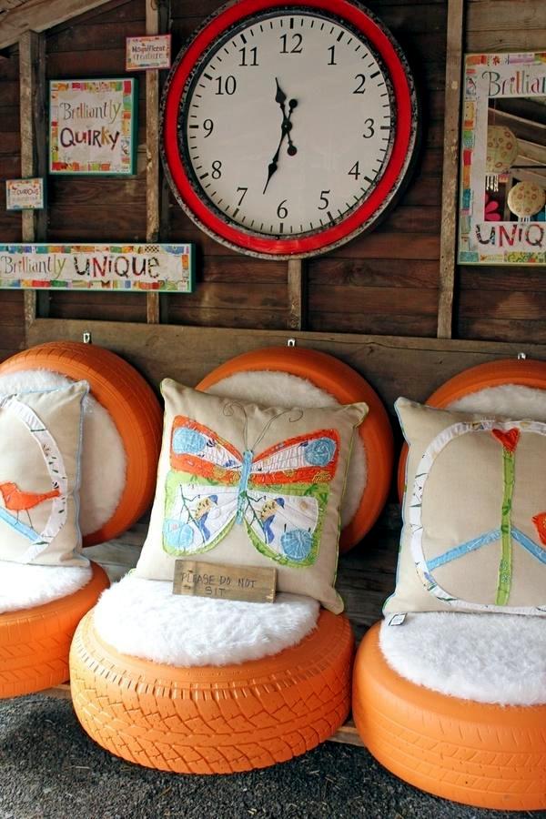 Great DIY Projects - Make interesting furniture from car tires