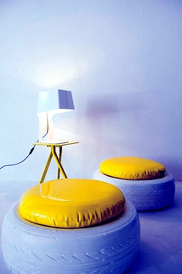 Great DIY Projects - Make interesting furniture from car tires