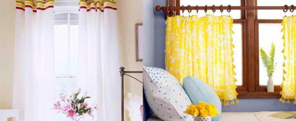Dekoration - Sew curtains themselves - 20 great DIY curtains ideas Dekoration - Sew curtains themselves - 20 great DIY curtains ideas