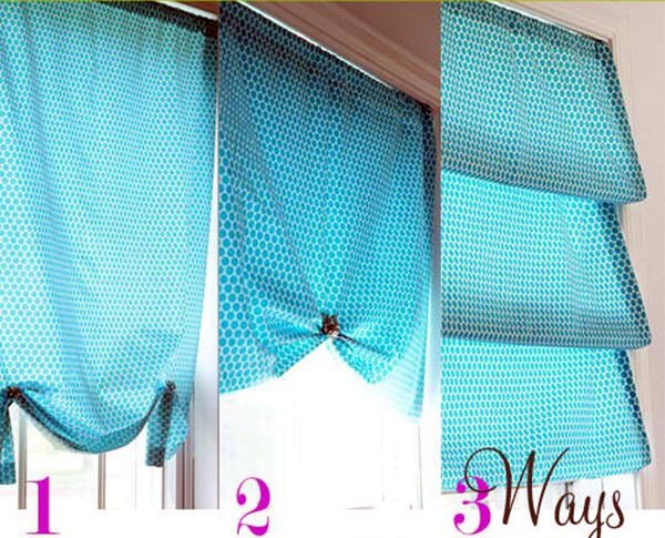 Sew curtains themselves - 20 great DIY curtains ideas Sew curtains themselves - 20 great DIY curtains ideas