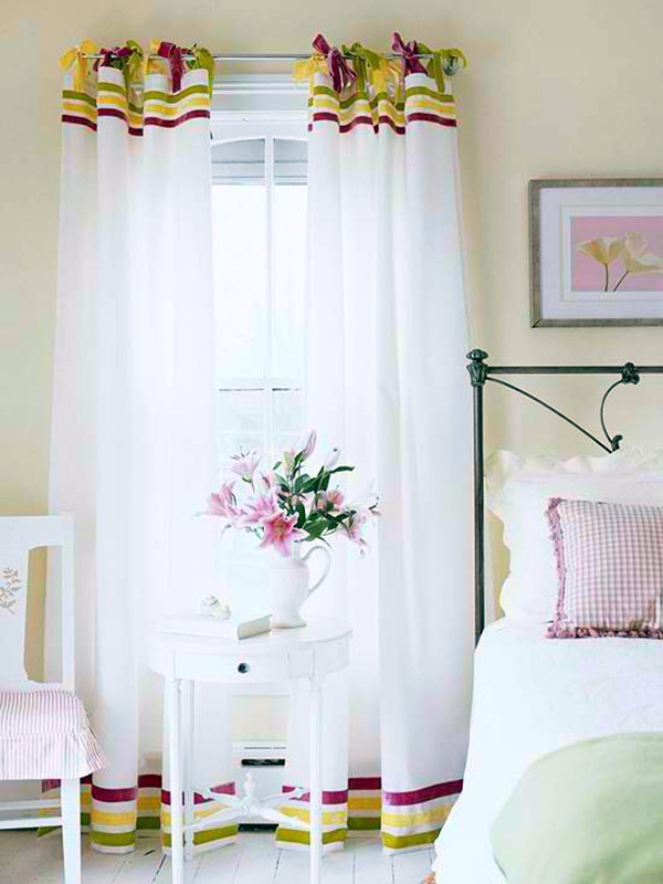 Sew curtains themselves - 20 great DIY curtains ideas Sew curtains themselves - 20 great DIY curtains ideas
