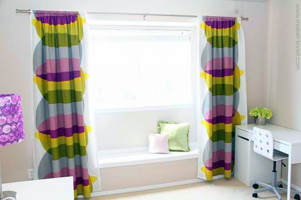 Sew curtains themselves - 20 great DIY curtains ideas Sew curtains themselves - 20 great DIY curtains ideas