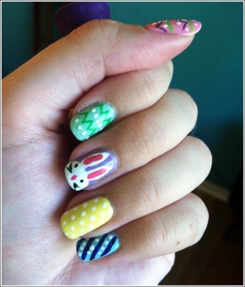 Easter ideas for festive nails hands