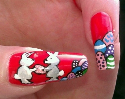 Easter ideas for festive nails hands
