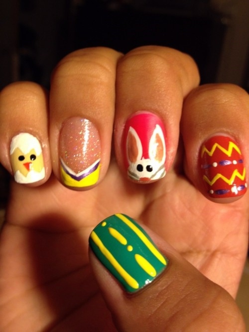 Easter ideas for festive nails hands