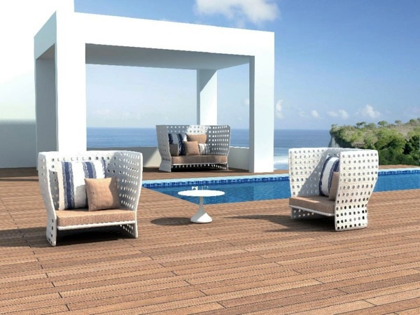 Balcony furniture rattan - cool designer ideas Balcony furniture rattan - cool designer ideas