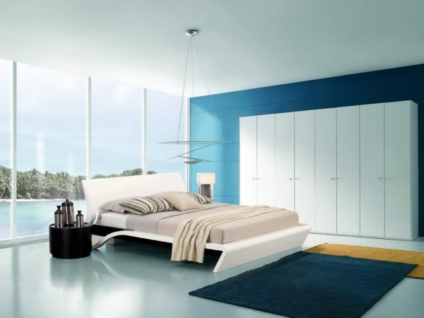 Bedroom design and wall colors - charm and luxury in the bedroom