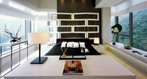 Bedroom design and wall colors - charm and luxury in the bedroom