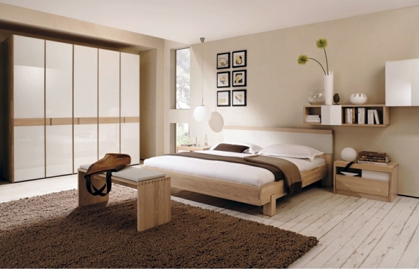 Bedroom design and wall colors - charm and luxury in the bedroom