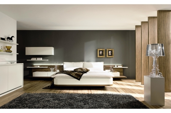 Bedroom design and wall colors - charm and luxury in the bedroom