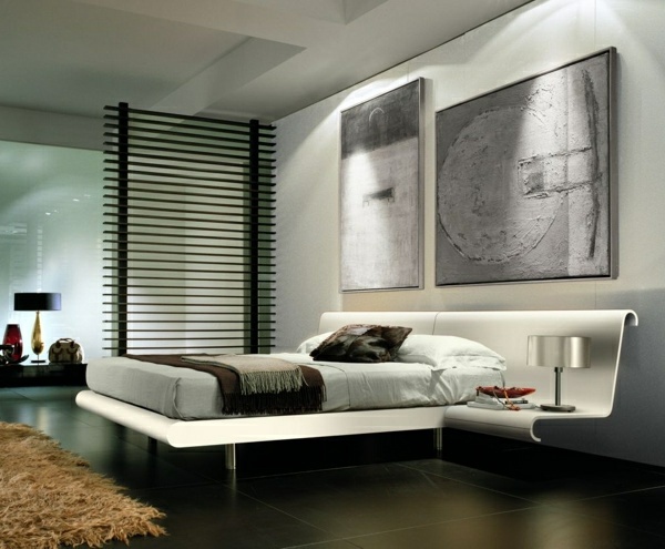 Bedroom design and wall colors - charm and luxury in the bedroom
