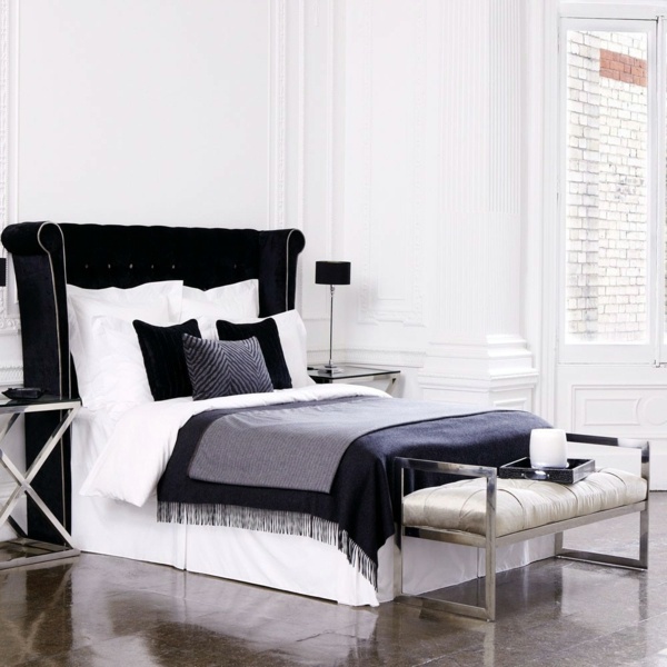 Bedroom design and wall colors - charm and luxury in the bedroom