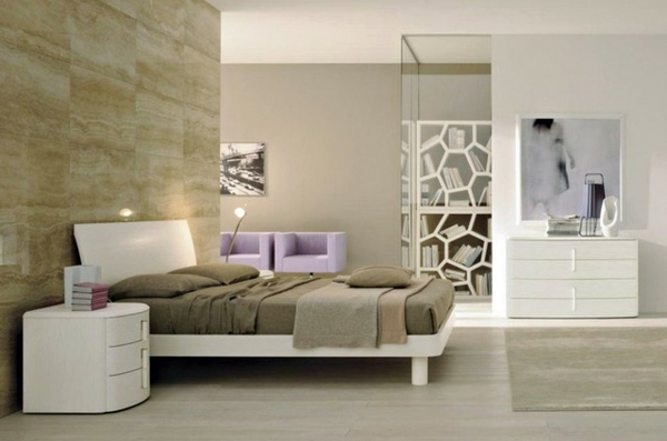 Bedroom design and wall colors - charm and luxury in the bedroom