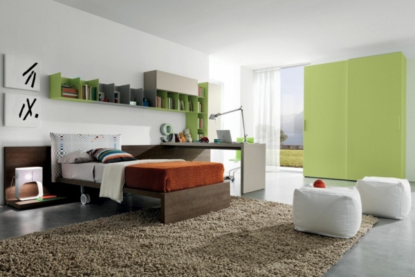Bedroom design and wall colors - charm and luxury in the bedroom
