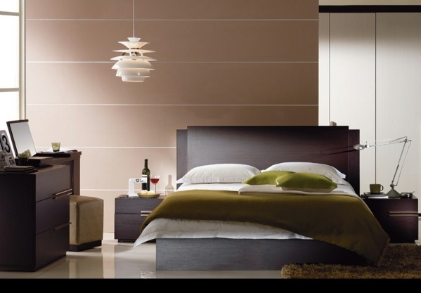 Bedroom design and wall colors - charm and luxury in the bedroom