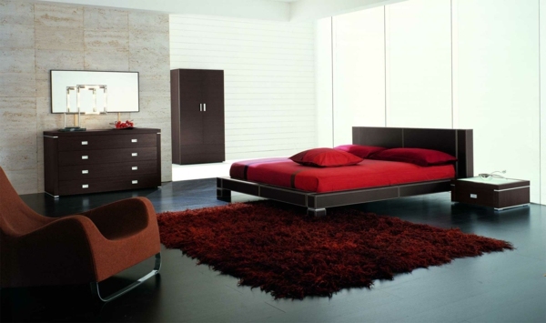 Bedroom design and wall colors - charm and luxury in the bedroom