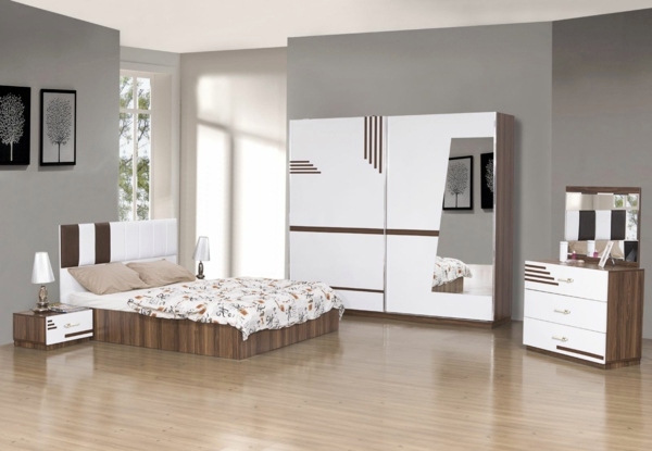 Bedroom design and wall colors - charm and luxury in the bedroom