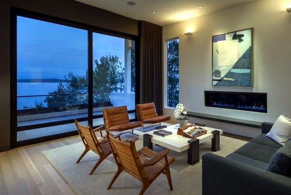 Elegant House In Seattle Shows Fabulous Views Of The Washington Lake Interior Design Ideas Avso Org