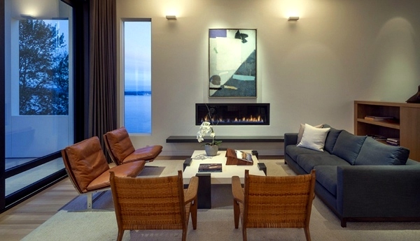 Innenarchitektur - Elegant house in Seattle shows fabulous views of the Washington Lake