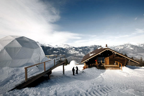 Mountain hut in the Alps for the Perfect Ski - Whitepod Mountain hut in the Alps for the Perfect Ski - Whitepod