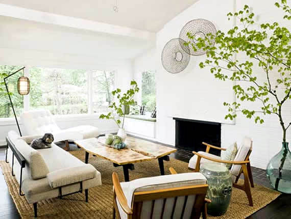 Bring spring into your home by just changing some decors