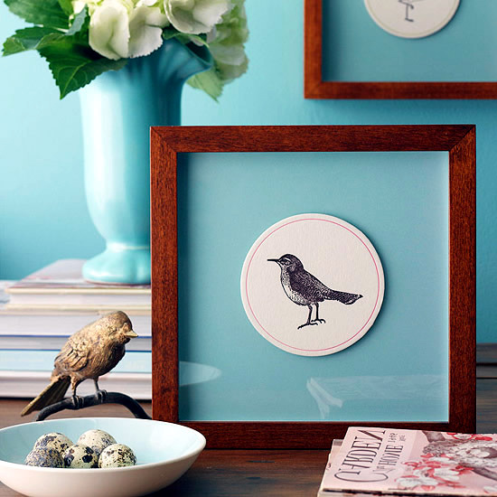 Bring spring into your home by just changing some decors