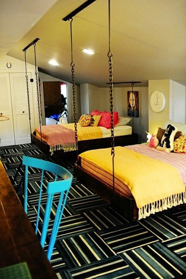 Designed 20 Comfortable Rooms With Sloping Ceilings Youth