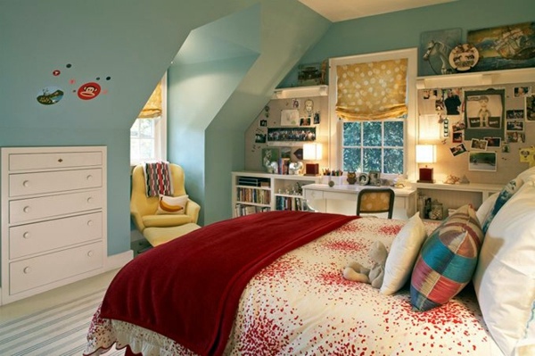 Designed 20 Comfortable Rooms With Sloping Ceilings Youth Interior Design Ideas Avso Org